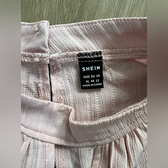 Pink Tiered Long Sleeve Top EUC - Picture 6 of 7